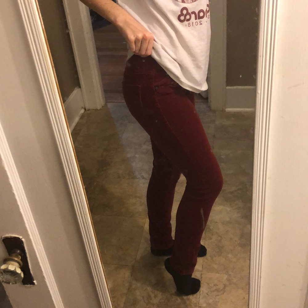 Zumiez Red Corduroy Pants